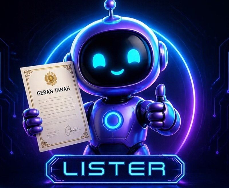Lister, robot yang memegang geran tanah